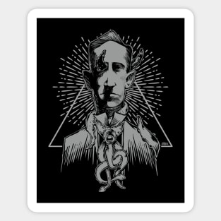 H.P. Lovecraft Necronomicon Sticker